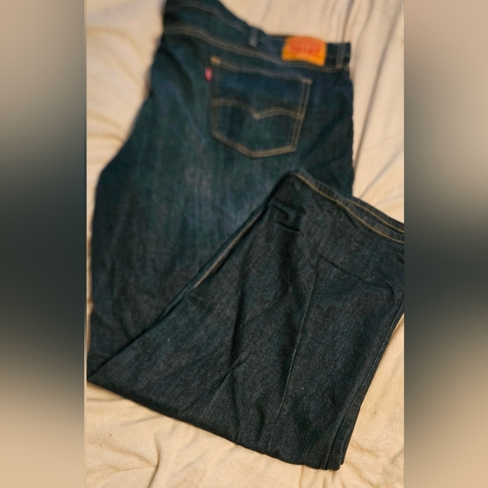 Levi's Dark Blue Straight Jeans 60x34